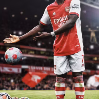 Bukayo Saka iPhone wallpaper