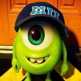 Mike Wazowski phone wallpaper