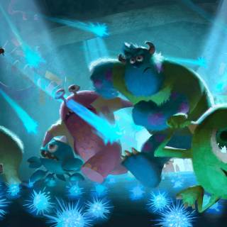 Monster Inc 4k wallpaper