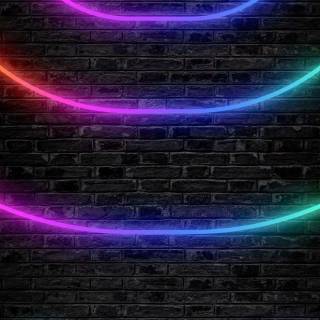 iPhone 15 neon wallpaper