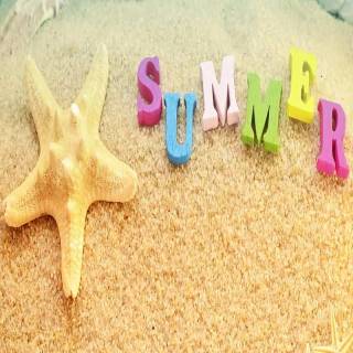 Preppy beach iPhone wallpaper