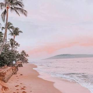 Preppy beach iPhone wallpaper