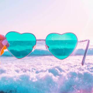 Preppy beach iPhone wallpaper