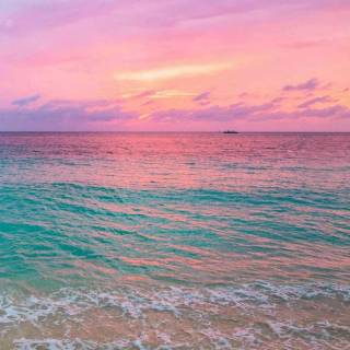 Preppy beach iPhone wallpaper