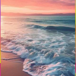Preppy beach iPhone wallpaper