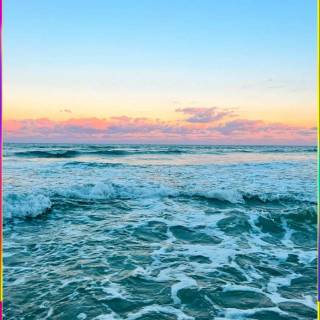 Preppy beach iPhone wallpaper