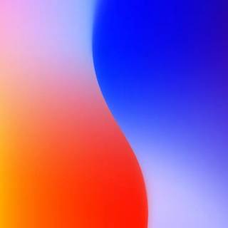 Orange blue iPhone wallpaper