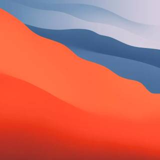 Orange blue iPhone wallpaper