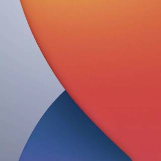 Orange blue iPhone wallpaper