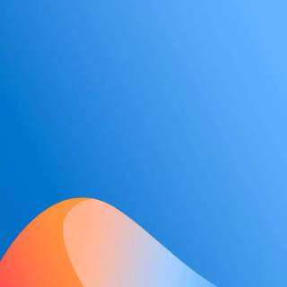 Orange blue iPhone wallpaper