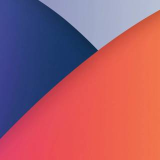 Orange blue iPhone wallpaper