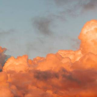 Orange blue iPhone wallpaper