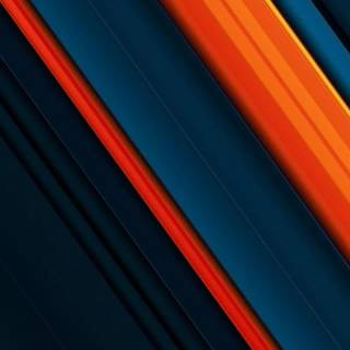Orange blue iPhone wallpaper