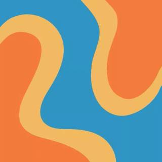 Orange blue iPhone wallpaper