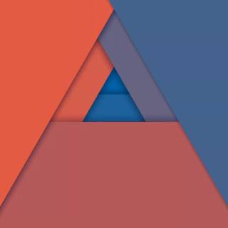 Orange blue iPhone wallpaper