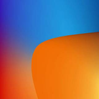 Orange blue iPhone wallpaper