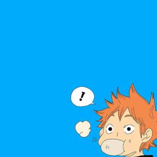 Anime blue iPhone wallpaper