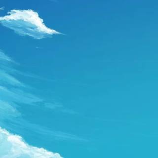 Anime blue iPhone wallpaper