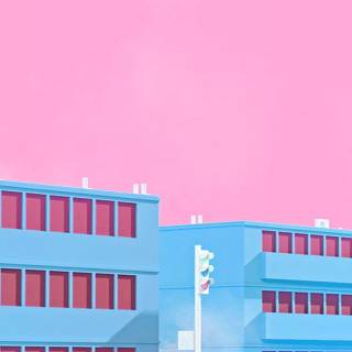 Anime blue iPhone wallpaper