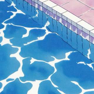 Anime blue iPhone wallpaper