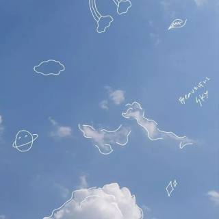 Blue phone aesthetic wallpaper