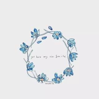 Blue phone aesthetic wallpaper