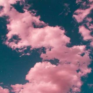 iPhone pink sky wallpaper
