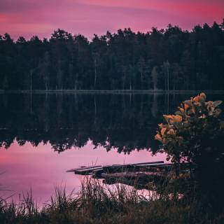 iPhone pink sky wallpaper