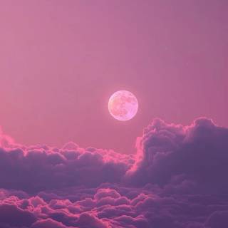 iPhone pink sky wallpaper