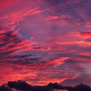 iPhone pink sky wallpaper