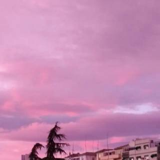 iPhone pink sky wallpaper