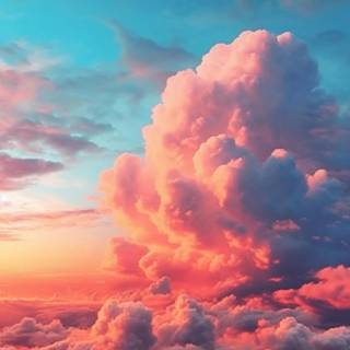 iPhone pink sky wallpaper