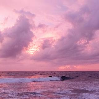 iPhone pink sky wallpaper