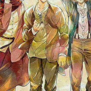 Eren Mikasa Armin phone wallpaper