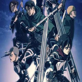 Eren Mikasa Armin phone wallpaper