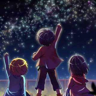 Eren Mikasa Armin phone wallpaper