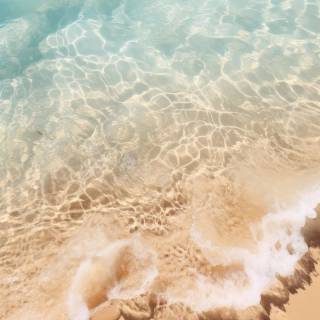 Aesthetic beach iPhone wallpaper