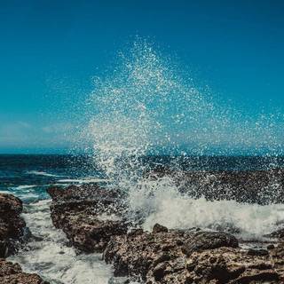 Aesthetic beach iPhone wallpaper