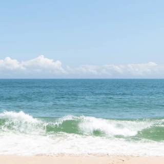 Aesthetic beach iPhone wallpaper