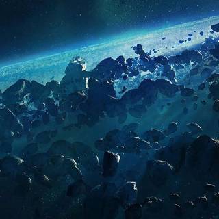 Asteroid phone wallpaper