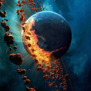 Asteroid phone wallpaper