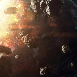 Asteroid phone wallpaper