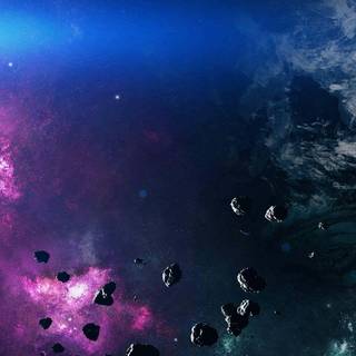 Asteroid phone wallpaper