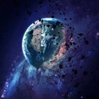 Asteroid phone wallpaper