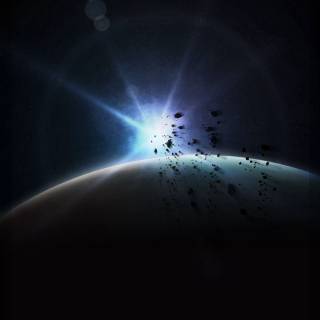 Asteroid phone wallpaper