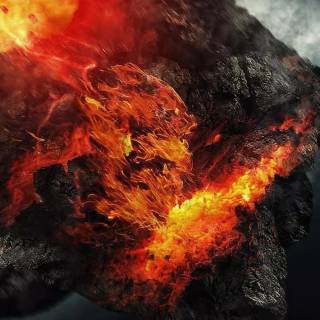 Asteroid phone wallpaper