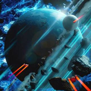 Asteroid phone wallpaper