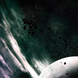 Asteroid phone wallpaper