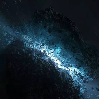 Asteroid phone wallpaper