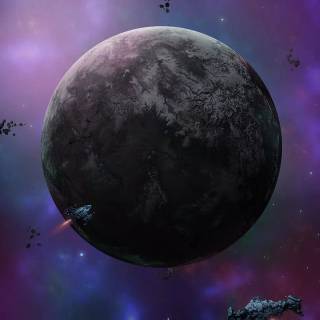 Asteroid phone wallpaper